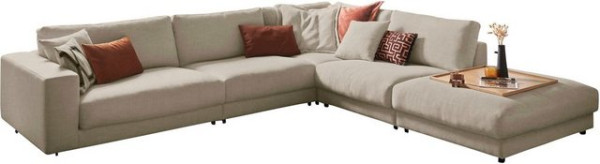 3C Candy Ecksofa Enisa II, incl. 3 Flatterkissen, wahlweise mit Flecken-Schutz-Bezug Easy care