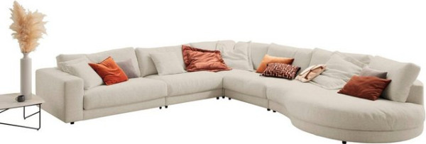 3C Candy Ecksofa Enisa II, incl. 3 Flatterkissen, wahlweise mit Flecken-Schutz-Bezug Easy care