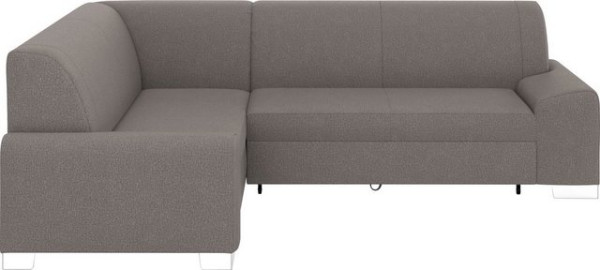 DOMO collection Ecksofa Anzio, Wahlweise mit Bettfunktion und Federkern