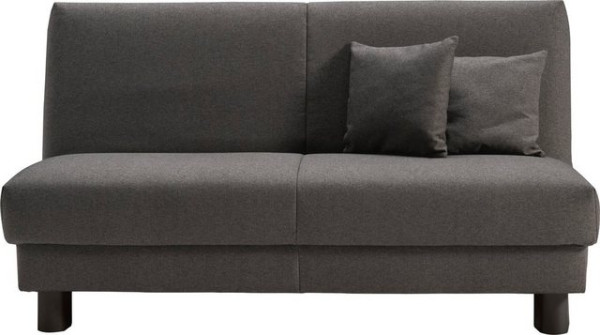 ell + ell Schlafsofa Enny, Liegefläche Breite 155 cm, Liegehöhe 40 cm, Füße schwarz, Rückenlehne