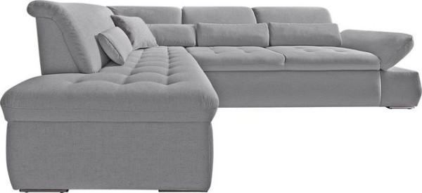 DOMO collection Ecksofa Aldo, mit Ottomane, wahlweise mit Bettfunktion