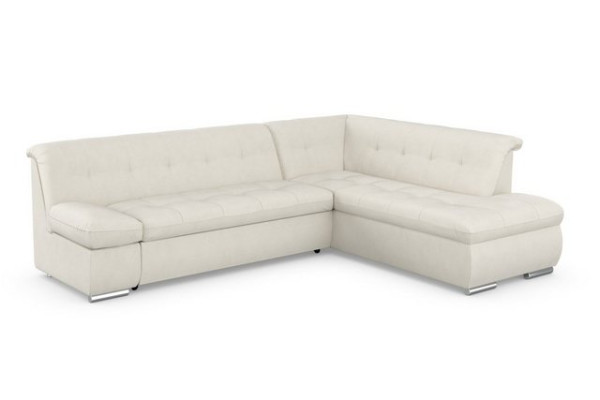 DOMO collection Ecksofa Mona, wahlweise mit Bett- und Armlehnfunktion