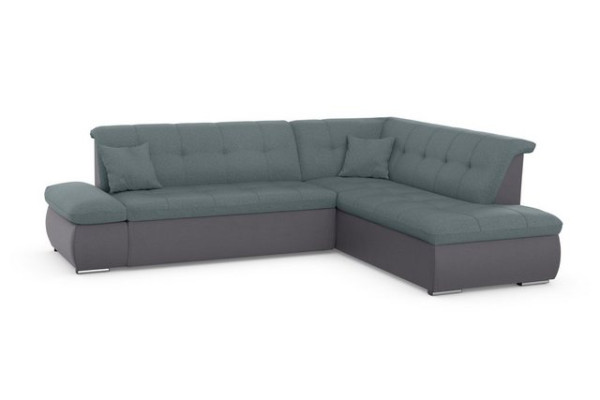 DOMO collection Ecksofa Moric, wahlweise mit Bettfunktion und Armlehnenverstellung