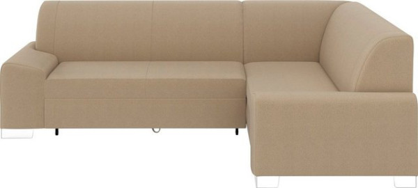 DOMO collection Ecksofa Anzio, Wahlweise mit Bettfunktion und Federkern