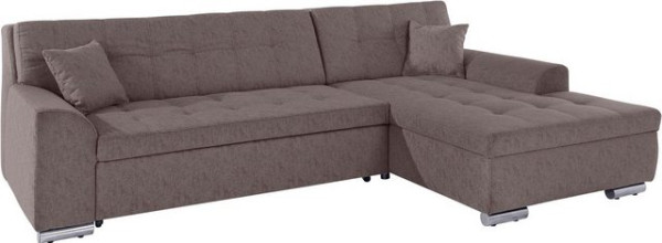 DOMO collection Ecksofa Aversa, wahlweise mit Bettfunktion