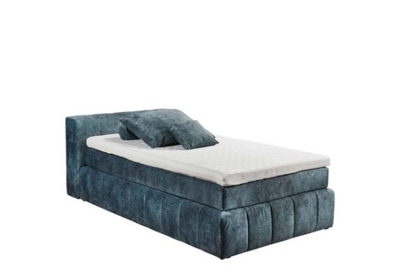 ED EXCITING DESIGN Boxspringliege (120 x 200 cm, Colorado), Blau