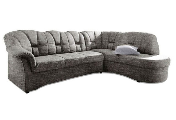 DOMO collection Ecksofa Papenburg, mit Ottomane, wahlweise mit Bettfunktion