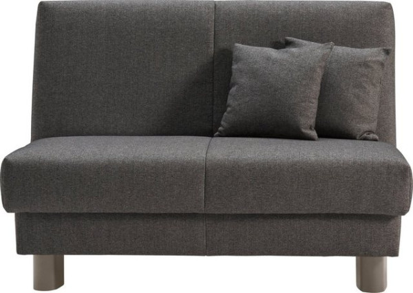 ell + ell Schlafsofa Enny, Liegefläche Breite 120 oder 140 cm, Liegehöhe 40 cm, Füße alufarben