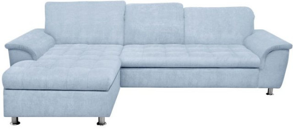 DOMO collection Ecksofa Franzi Steppung im Sitzbereich B7T/H: 278/162/80 cm, Schlafsofa, wahlweise m