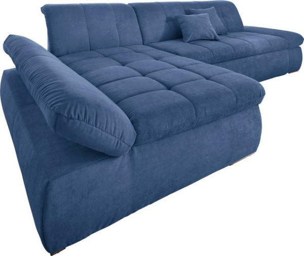 DOMO collection Ecksofa NMoric XXL, B/T/H: 300/172/80cm, Revamierenabschluss, wahlweise mit Bettfunk