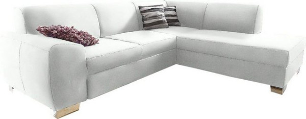 DOMO collection Ecksofa Ricardo, mit Ottomane, wahlweise mit Bettfunktion