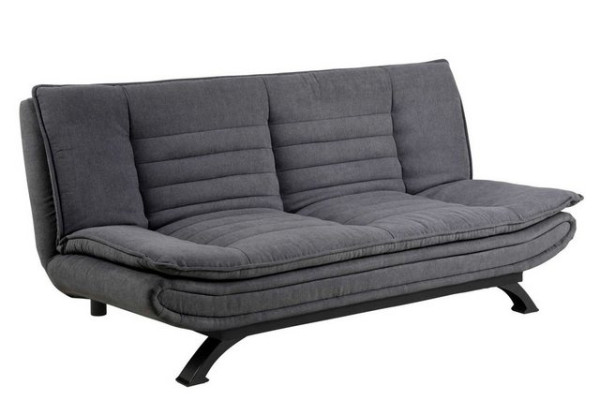 ACTONA GROUP Schlafsofa FAITH, B 196 cm x T 98 cm, Dunkelgrau, Microfaserbezug, Schlaffunktion, abne