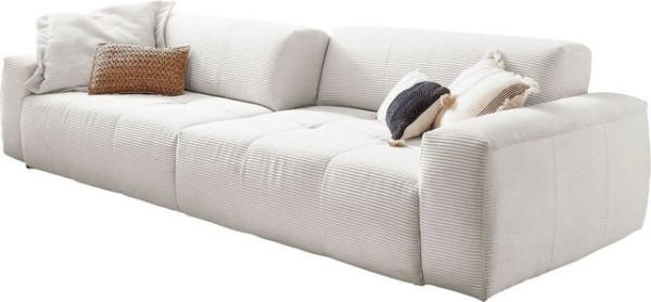 3C Candy Big-Sofa Yoshy, Zwei Sitztiefen durch verstellbare Rückenlehne, Bezug in Cord