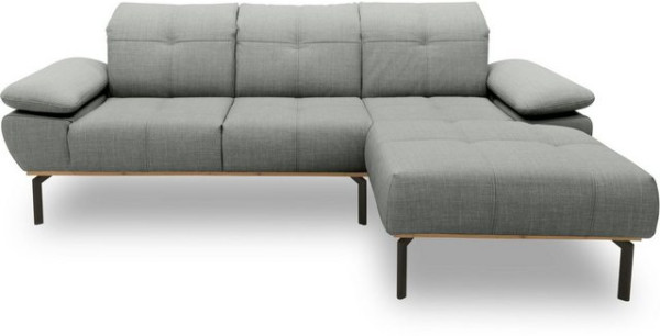 DOMO collection Ecksofa 100010, wahlweise mit Kranz