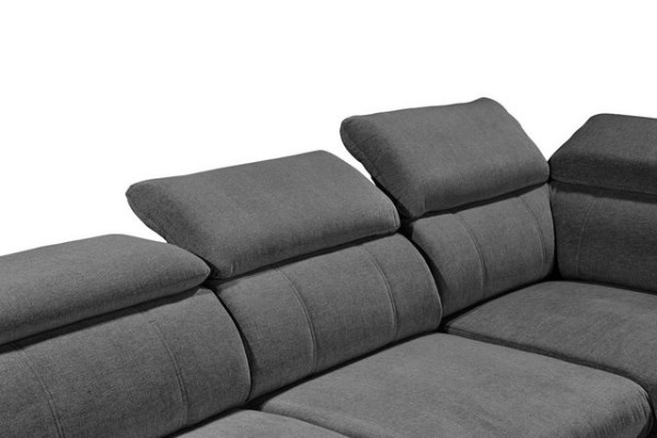 ED EXCITING DESIGN Ecksofa Albany, mit Schlaffunktion, Bettkasten, verstellbare Kopflehnen