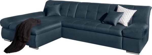 DOMO collection Ecksofa Mona, wahlweise mit Bettfunktion