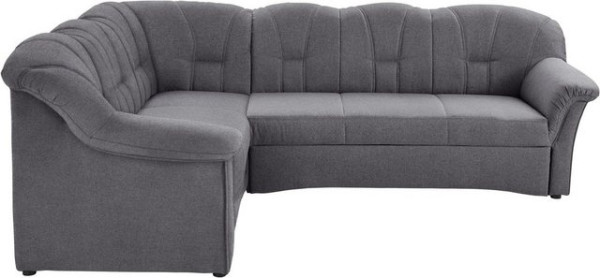 DOMO collection Ecksofa Papenburg B/T/H: 242/190/84 cm, wahlweise mit Bettfunktion, Langer Schenkel