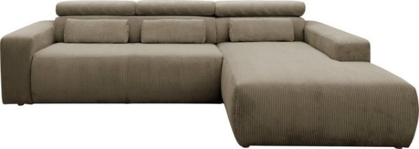 DOMO collection Ecksofa Brandon große Ausführung B/T/H: 289/177/80 cm