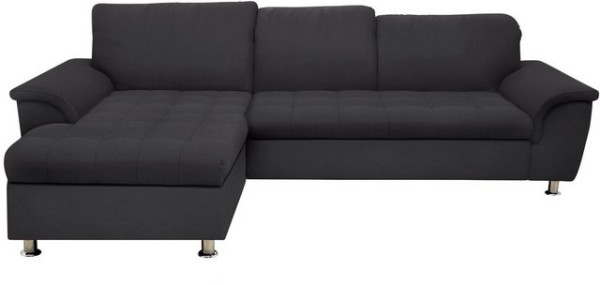 DOMO collection Ecksofa Franzi Steppung im Sitzbereich B7T/H: 278/162/80 cm, Schlafsofa, wahlweise m