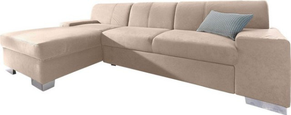 DOMO collection Ecksofa Star, wahlweise mit Bettfunktion