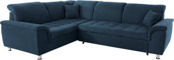 DOMO collection Ecksofa Franzi, wahlweise mit Kopfteilverstellung (dann Breite: 275 cm)