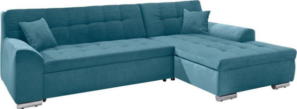 DOMO collection Ecksofa Aversa, wahlweise mit Bettfunktion