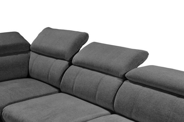 ED EXCITING DESIGN Ecksofa Albany, mit Schlaffunktion, Bettkasten, verstellbare Kopflehnen