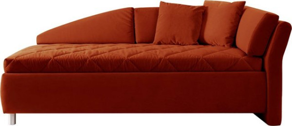 ADA trendline Schlafsofa, Bettkasten, Zierkissen-Set aus: 2 Stk. 40x40cm, 1 Stk. 30x30cm