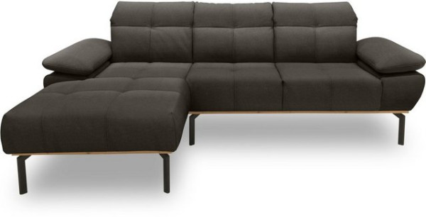 DOMO collection Ecksofa 100010, wahlweise mit Kranz