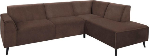 DOMO collection Ecksofa Amora, mit Ottomane, inklusive komfortablen Federkerns