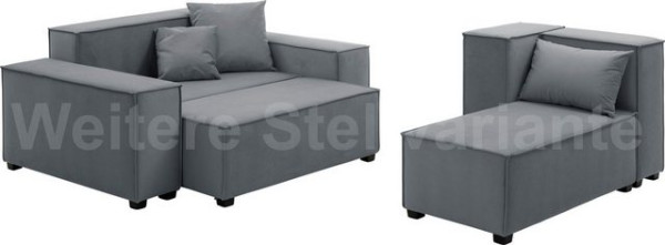 Max Winzer® Wohnlandschaft MOVE, Set, Sofa-Set 06 aus 8 Sitz-Elementen, inklusive 3 Zierkissen, komb