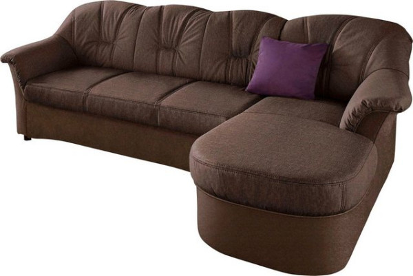 DOMO collection Ecksofa Flores Schlafsofa, B/T/H: 233/142/86 cm