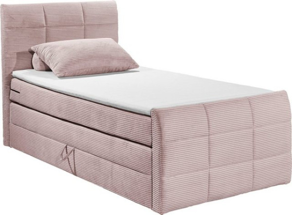 ED EXCITING DESIGN Boxspringbett Bolivia, harte Seite mit Kokosmatte, weiche Seite mit Filzabdeckung