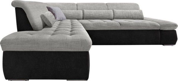 DOMO collection Ecksofa Aldo, mit Ottomane, wahlweise mit Bettfunktion