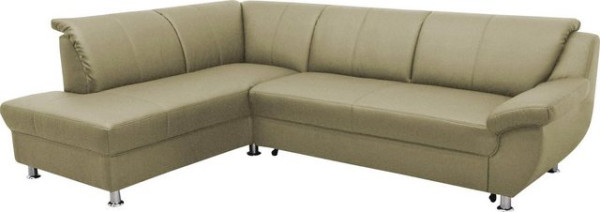 DOMO collection Ecksofa Pilar, mit Ottomane, wahlweise mit Bettfunktion