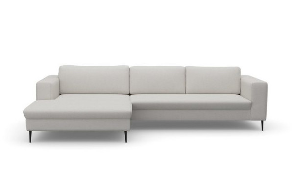 DOMO collection Ecksofa Modica, moderne Optik mit großzügiger Recamière, auch in Cord