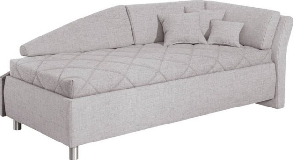 ADA trendline Schlafsofa Lindsay, Bettkasten, Zierkissen-Set aus: 2 Stk. 40x40cm, 1 Stk. 30x30cm