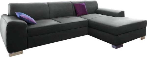 DOMO collection Ecksofa Ricardo, mit Recamiere, wahlweise mit Bettfunktion