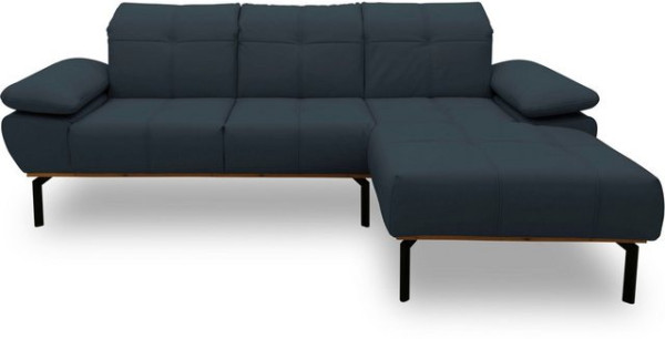 DOMO collection Ecksofa 100010, wahlweise mit Kranz