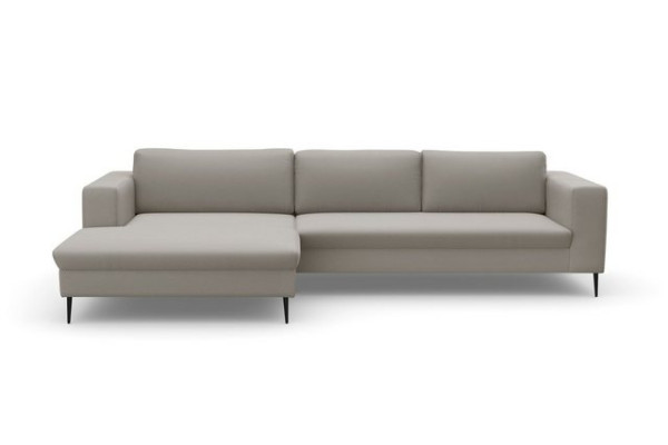 DOMO collection Ecksofa Modica, moderne Optik mit großzügiger Recamière, auch in Cord