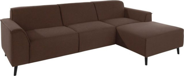 DOMO collection Ecksofa Amora, mit Recamiere, inklusive komfortablem Federkern