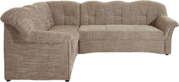 DOMO collection Ecksofa Papenburg B/T/H: 242/190/84 cm, wahlweise mit Bettfunktion, Langer Schenkel