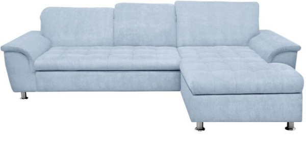 DOMO collection Ecksofa Franzi Steppung im Sitzbereich B7T/H: 278/162/80 cm, Schlafsofa, wahlweise m