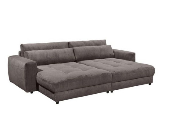 ED EXCITING DESIGN Big-Sofa Barura, Rückenkissen, Nierenkissen, Cord Bezug, frei im Raum stellbar