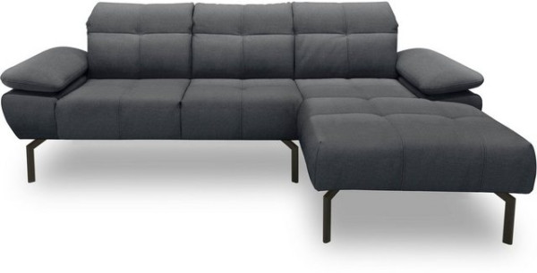 DOMO collection Ecksofa 100010, wahlweise mit Kranz