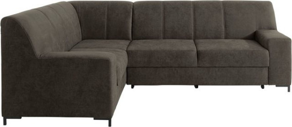 DOMO collection Ecksofa Ledas, mit extrabreiten Armteilen, wahlweise mit Bettfunktion