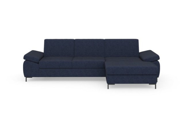 DOMO collection Ecksofa Capelo, mit Armteilverstellung, wahlweise mit Bettfunktion, Federkern