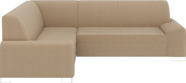 DOMO collection Ecksofa Anzio, Wahlweise mit Bettfunktion und Federkern