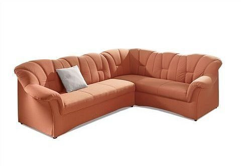 DOMO collection Ecksofa Papenburg B/T/H: 242/190/84 cm, wahlweise mit Bettfunktion, Langer Schenkel