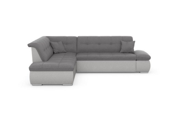 DOMO collection Ecksofa Moric, wahlweise mit Bettfunktion und Armlehnenverstellung